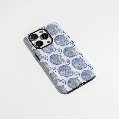 Double-Layer Semi-Handprinted Tough Matte BTC (Bitcoin) iPhone Case