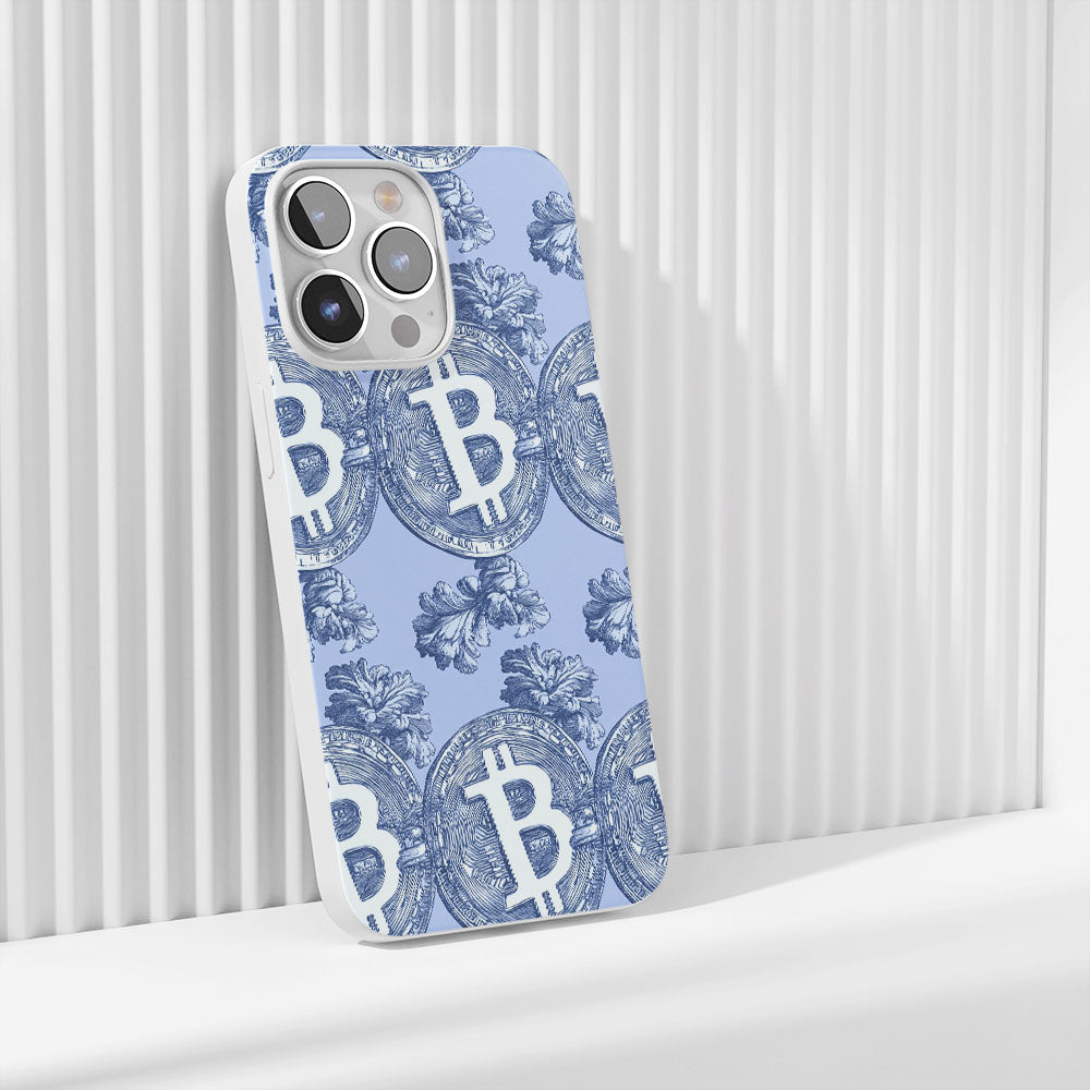 Latest 3rd-Generation Crystal Tough Glossy BTC (Bitcoin) iPhone Case