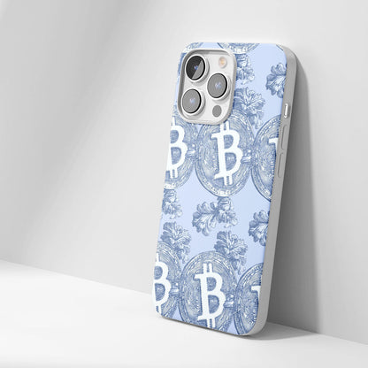 Latest 3rd-Generation Crystal Tough Glossy BTC (Bitcoin) iPhone Case