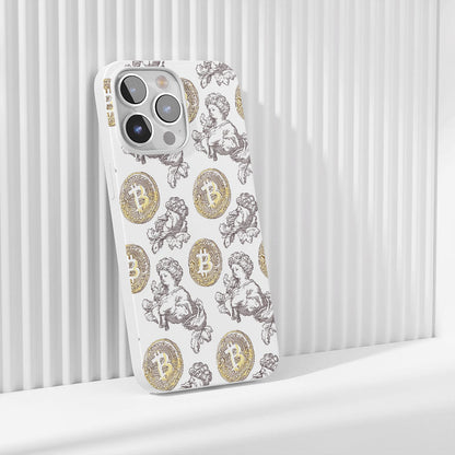 Latest 3rd-Generation Crystal Tough Glossy BTC (Bitcoin) iPhone Case