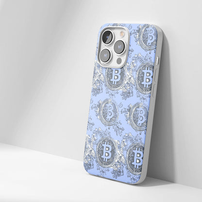 Latest 3rd-Generation Crystal Tough Glossy BTC (Bitcoin) iPhone Case