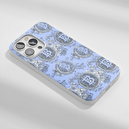 Latest 3rd-Generation Crystal Tough Glossy BTC (Bitcoin) iPhone Case