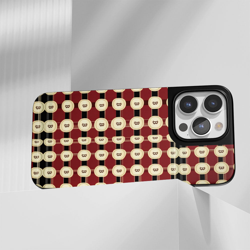 Industry-Level Tough Matte BTC (Bitcoin) iPhone Case